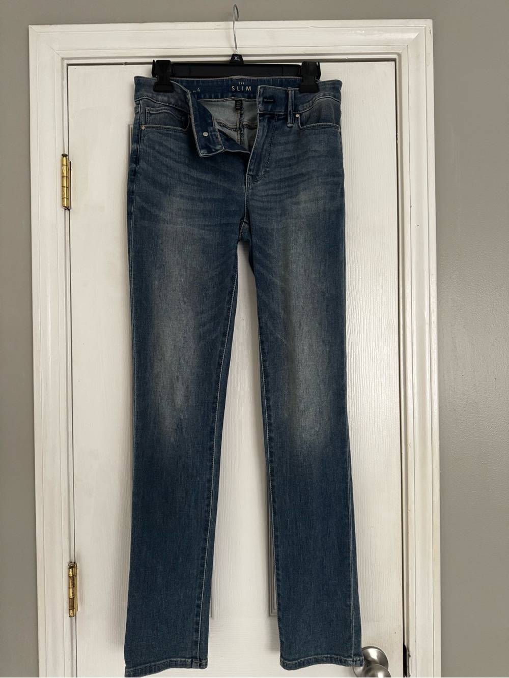 White House Black Market Slim Mid-Rise Skinny Jeans - Blue